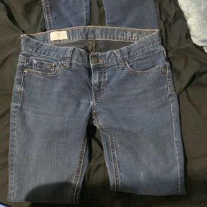 Gap 24/100 jeans. small hole in knee no bigger than a pea.
